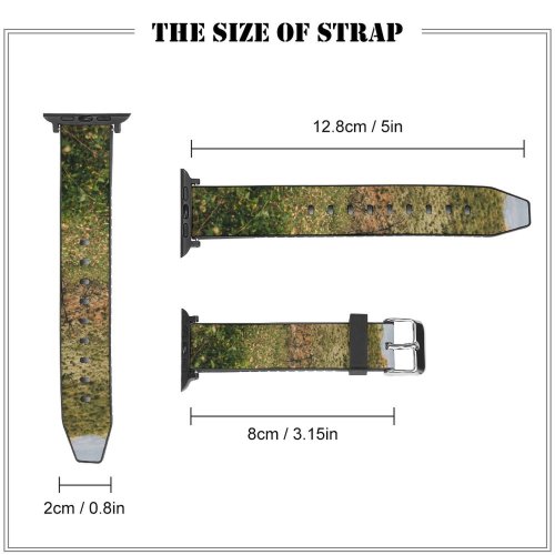 yanfind Watch Strap for Apple Watch Rural Countryside Plant Pasture Farm Pictures Grassland Outdoors Stock Tree Ranch Compatible with iWatch Series 5 4 3 2 1