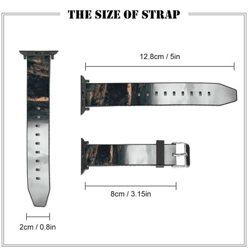 yanfind Watch Strap for Apple Watch Scenery Range Sky  Wilderness Free Ground Outdoors Stock Wallpapers Land Compatible with iWatch Series 5 4 3 2 1