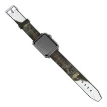 yanfind Watch Strap for Apple Watch United Countryside National Woodland Plant Forest Creative Mound Gloomy Slope Pictures Compatible with iWatch Series 5 4 3 2 1
