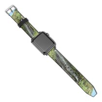 yanfind Watch Strap for Apple Watch Waterfall Rainbow River Trees Fall Foliage Rocks Abstract Clean Concept Cool Drops Compatible with iWatch Series 5 4 3 2 1
