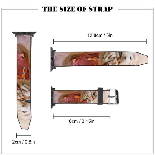 yanfind Watch Strap for Apple Watch  Roaring Eyes  Wild Compatible with iWatch Series 5 4 3 2 1