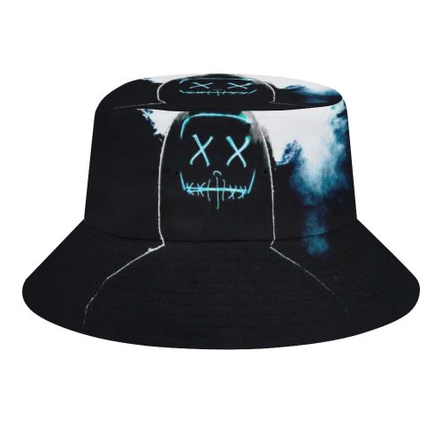 yanfind Adult Fisherman's Hat Sebastiaan Stam Black Dark LED AMOLED Anonymous Fishing Fisherman Cap Travel Beach Sun protection