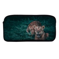 yanfind Pencil Case YHO Images Cub Pair Grass Wildlife Wallpapers Chobe  Hunt   Lioness Zipper Pens Pouch Bag for Student Office School