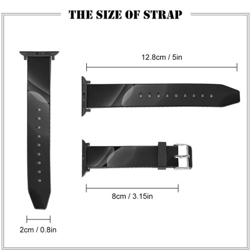 yanfind Watch Strap for Apple Watch Dark IOS AMOLED Compatible with iWatch Series 5 4 3 2 1