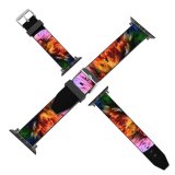 yanfind Watch Strap for Apple Watch John Towner Black Dark Chicken Colorful AMOLED Compatible with iWatch Series 5 4 3 2 1