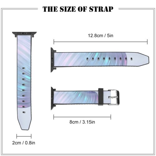 yanfind Watch Strap for Apple Watch Abstract Angel  Colorful Shining  MediaPad Compatible with iWatch Series 5 4 3 2 1