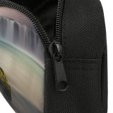 yanfind Pencil Case YHO Robin Christ Goðafoss Waterfall Iceland Scenic Landscape Zipper Pens Pouch Bag for Student Office School