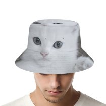 yanfind Adult Fisherman's Hat Lovely Images Wallpapers Grey Pictures Pet Kitten Angora Free Cute Cat Fishing Fisherman Cap Travel Beach Sun protection