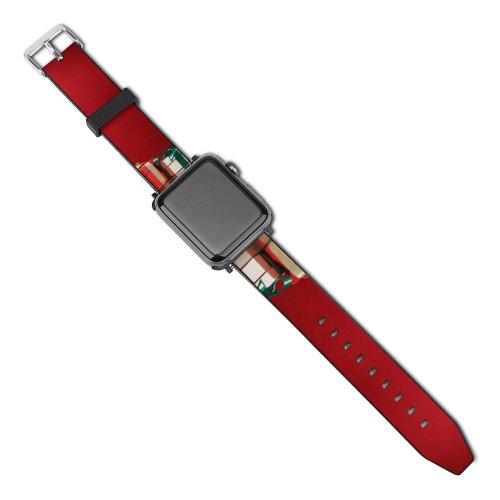 yanfind Watch Strap for Apple Watch Celebrations Christmas Tree Decoration Gifts Balls Compatible with iWatch Series 5 4 3 2 1