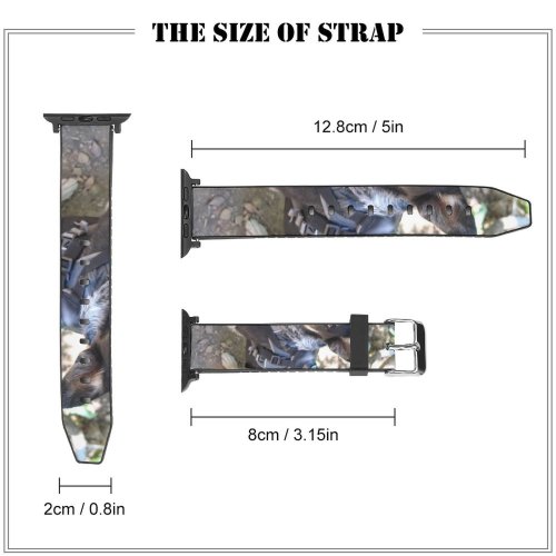 yanfind Watch Strap for Apple Watch United Pet Strap Campground Domain Canyon Pictures Grey Maple Public Dog Compatible with iWatch Series 5 4 3 2 1