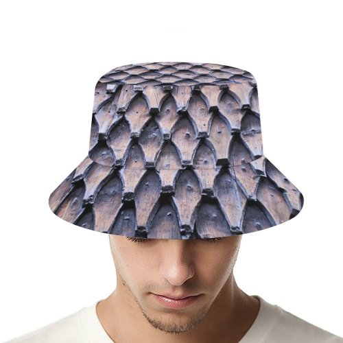 yanfind Adult Fisherman's Hat Wall Tar Norch Roof Design Symmetry Wood Wood Metal Tile Church Tiles Fishing Fisherman Cap Travel Beach Sun protection