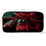 yanfind Pencil Case YHO Stu Ballinger Graphics CGI Flowers Neon Flower Cyberpunk Glowing Zipper Pens Pouch Bag for Student Office School