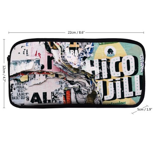 yanfind Pencil Case YHO Images Iceland Torn Brochure Reykjavík HQ Texture Wallpapers Ripped Stock Free Tear Zipper Pens Pouch Bag for Student Office School