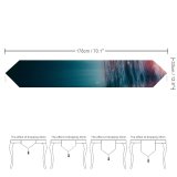 Yanfind Table Runner Beautiful Underwater Desktop Zoom Pretty Reflection Motion Sea Cool Everyday Dining Wedding Party Holiday Home Decor