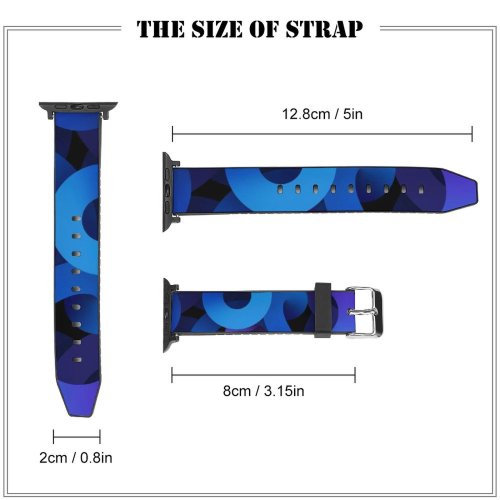 yanfind Watch Strap for Apple Watch Abstract  Dark Compatible with iWatch Series 5 4 3 2 1