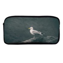 yanfind Pencil Case YHO Shoreline Images Feathers Shore Seagull Wild Bill Wallpapers Sea Wildlife Stock Free Zipper Pens Pouch Bag for Student Office School