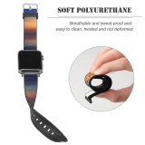 yanfind Watch Strap for Apple Watch Johannes Plenio Horizon Landscape River Morning Fog Compatible with iWatch Series 5 4 3 2 1