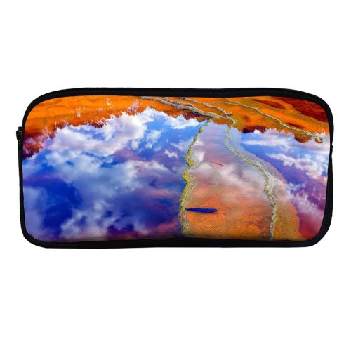 yanfind Pencil Case YHO River Acidic Río Tinto Reflections Zipper Pens Pouch Bag for Student Office School