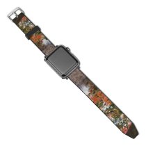 yanfind Watch Strap for Apple Watch Images Trunk 奈良县  Nara Plant Pictures Leaf Maple Tree Outdoors Free Compatible with iWatch Series 5 4 3 2 1