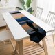 Yanfind Table Runner Backlit Serene Golden Afterglow Stand Scenery Ripples Peaceful Waters Boat Tranquil Canoe Everyday Dining Wedding Party Holiday Home Decor
