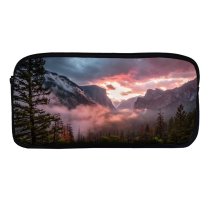yanfind Pencil Case YHO Todd Scarbrough Yosemite National Park Valley Misty Morning Zipper Pens Pouch Bag for Student Office School