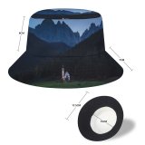 yanfind Adult Fisherman's Hat Forest Mountains Grassland Countryside Starry Sky Sky Scenic Fishing Fisherman Cap Travel Beach Sun protection