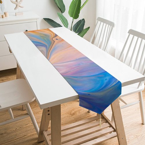 Yanfind Table Runner Domain Acid Pictures Abstract Fractal Ornament Flower HQ Acrylic Birds Public Everyday Dining Wedding Party Holiday Home Decor