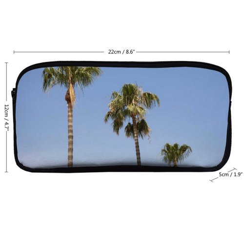 yanfind Pencil Case YHO Images HQ Sky Wallpapers Plant Beach Tropical Travel Tree Beauty Free Palm Zipper Pens Pouch Bag for Student Office School