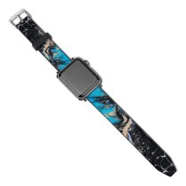 yanfind Watch Strap for Apple Watch United Sparkle Domain Bellingham Artistic Pigment Abstract HQ Surrealism Motion Public Compatible with iWatch Series 5 4 3 2 1