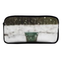 yanfind Pencil Case YHO Planter Images Snowing Blurry Falling Pot Snow Wallpapers Outdoors Garden Stock Free Zipper Pens Pouch Bag for Student Office School