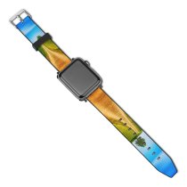 yanfind Watch Strap for Apple Watch Johannes Plenio Landscape Path Countryside Daytime Summer Compatible with iWatch Series 5 4 3 2 1