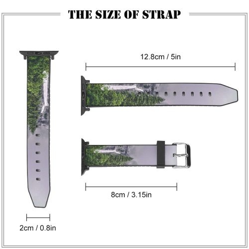 yanfind Watch Strap for Apple Watch America Abies Pine Plant Californië Creative Spruce Yosemite Staten Valley Pictures Compatible with iWatch Series 5 4 3 2 1