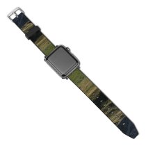 yanfind Watch Strap for Apple Watch Countryside Mound Slope Pictures Grassland Outdoors Stock Free Land Field Hill Compatible with iWatch Series 5 4 3 2 1