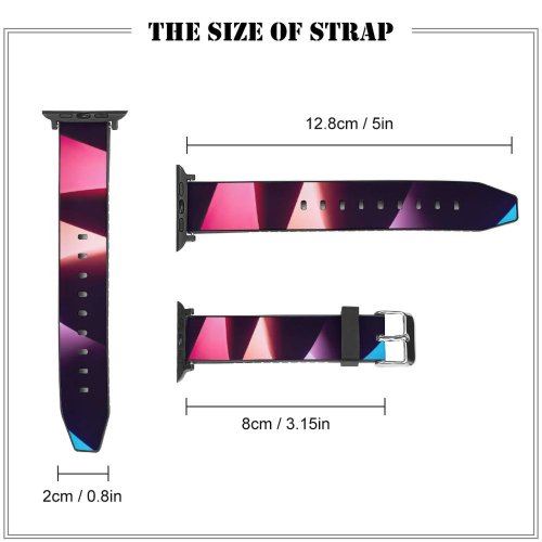yanfind Watch Strap for Apple Watch Architecture Steve Jobs Theater Park Colorful  Architecture Compatible with iWatch Series 5 4 3 2 1