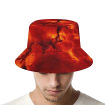 yanfind Adult Fisherman's Hat Space Solar Flares Fire Outer Space Blazing Galaxy Fishing Fisherman Cap Travel Beach Sun protection