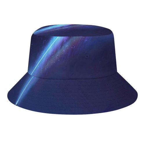 yanfind Adult Fisherman's Hat Fantasy Fleeting Dive Lighting Silhouette Sky Space Meteors Dream Fishing Fisherman Cap Travel Beach Sun protection