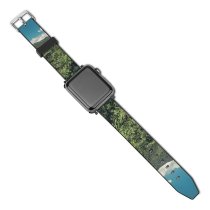 yanfind Watch Strap for Apple Watch Countryside Plant Pictures Outdoors Stock Jungle Grey Tree Peru Amazon Moutains Compatible with iWatch Series 5 4 3 2 1