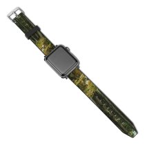yanfind Watch Strap for Apple Watch Trees Boulder Hill  Forest Tree Old Growth Woodland Spruce Fir Natural Compatible with iWatch Series 5 4 3 2 1