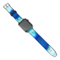 yanfind Watch Strap for Apple Watch Aqua Sky Abstract Hole Light Free Science Cells Texture Art Wallpapers Compatible with iWatch Series 5 4 3 2 1