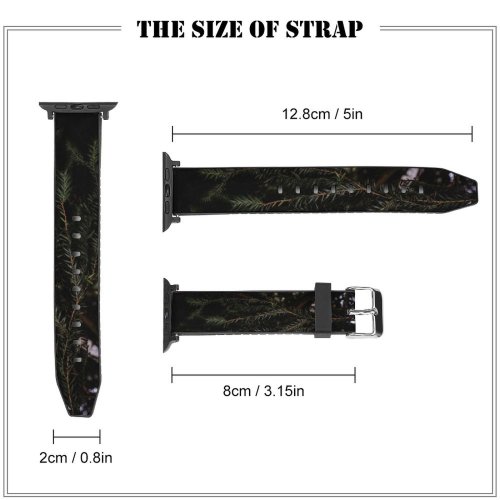 yanfind Watch Strap for Apple Watch Abies Plant Pictures Outdoors Grey Tree Fir Free York Yew Uk Compatible with iWatch Series 5 4 3 2 1