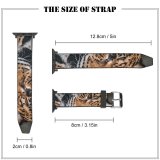 yanfind Watch Strap for Apple Watch Mike Van Den Bos Leopard Wildlife Jaguar Closeup ARTIS Amsterdam Netherlands Compatible with iWatch Series 5 4 3 2 1