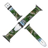yanfind Watch Strap for Apple Watch Creative Valley Pictures Alaska Outdoors Waterfall Alaska's  Range Bay Usa Compatible with iWatch Series 5 4 3 2 1