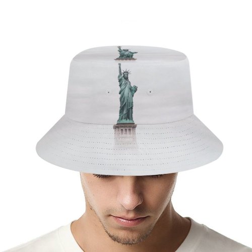 yanfind Adult Fisherman's Hat Images Building Statue#Green HQ Wallpapers Architecture States York Monument America Art Pictures Fishing Fisherman Cap Travel Beach Sun protection