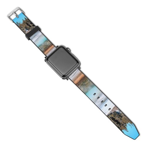 yanfind Watch Strap for Apple Watch United Eruption Tub National Plant Pictures Sea Outdoors Tree Free Spring Compatible with iWatch Series 5 4 3 2 1