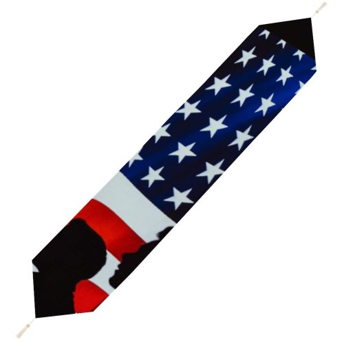 Yanfind Table Runner Blur Honor Freedom Jul Liberty Spangled Independence Usa Stripe Administration Fourth Memorial Everyday Dining Wedding Party Holiday Home Decor