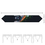 Yanfind Table Runner Persons Neon Hoodie Anonymous Everyday Dining Wedding Party Holiday Home Decor