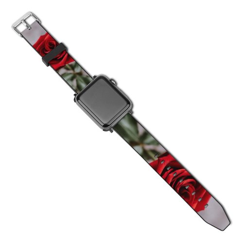 yanfind Watch Strap for Apple Watch Flower Rose Plant  Images Compatible with iWatch Series 5 4 3 2 1