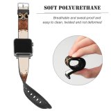 yanfind Watch Strap for Apple Watch Comfreak Lifestyle Coffee Beans  Cup Drinks Caffeine Beautiful Compatible with iWatch Series 5 4 3 2 1