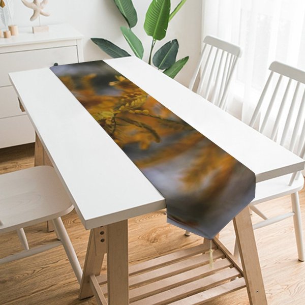 Yanfind Table Runner Abies Spain Tree Leaves Madrid Domain Plant Leaf Larch Fir Public Everyday Dining Wedding Party Holiday Home Decor