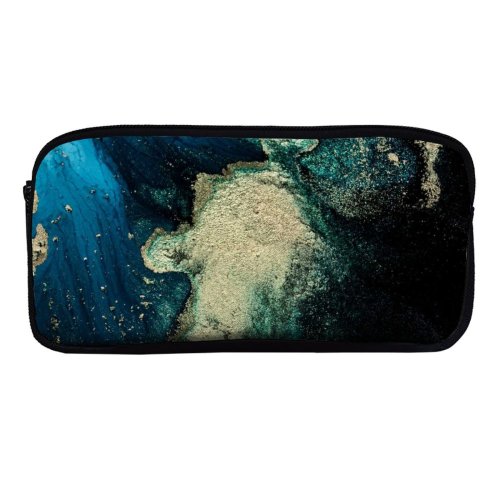 yanfind Pencil Case YHO Robert Kohlhuber Abstract Liquid Art Macro Patterns Zipper Pens Pouch Bag for Student Office School